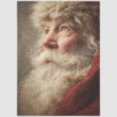Papier Mousseline Decoupage Santa Claus Christmas Portrait (Recto)