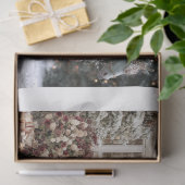 Papier Mousseline Decoupage Santa Sleigh Carriage 12s" Square Tile (Cadeau)