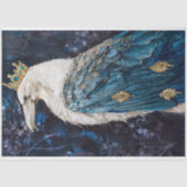 Papier Mousseline Découpage Sapphire Raven (Recto)