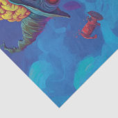 Papier Mousseline Découpage Scarecrow Chemin en brique jaune Déplais (Détail)