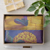 Papier Mousseline Découpage Scarecrow Chemin en brique jaune Déplais (Cadeau)