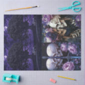 Papier Mousseline Découpage Scrapbooking Gothique Purple teintes Des (Artisanat)