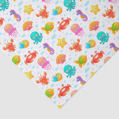 Papier Mousseline Découpage Sea Creatures Anniversaire (Détail)