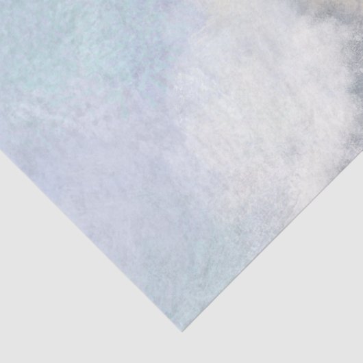 Papier Mousseline Découpage Seashell Beach Sand Pastel Blue Wave (Détail)