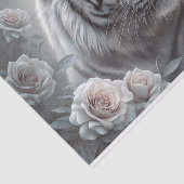 Papier Mousseline Découpage Serene Tiger (Détail)