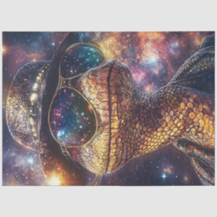 Papier Mousseline Découpage Serpent Blitzy Avec Galaxie Starry