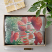 Papier Mousseline decoupage, serviettes à pavot de découpage (Cadeau)