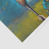 Papier Mousseline Découpage Sisters à balançoire lunaire Golf 1 (Détail)