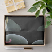 Papier Mousseline Découpage Skeleton Couple de fleurs entrelacées (Cadeau)