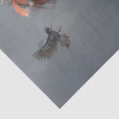 Papier Mousseline Decoupage Skeleton Eerie Meets Pirate Charm  (Détail)