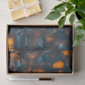 Papier Mousseline Découpage Skeleton Famille Halloween (Cadeau)