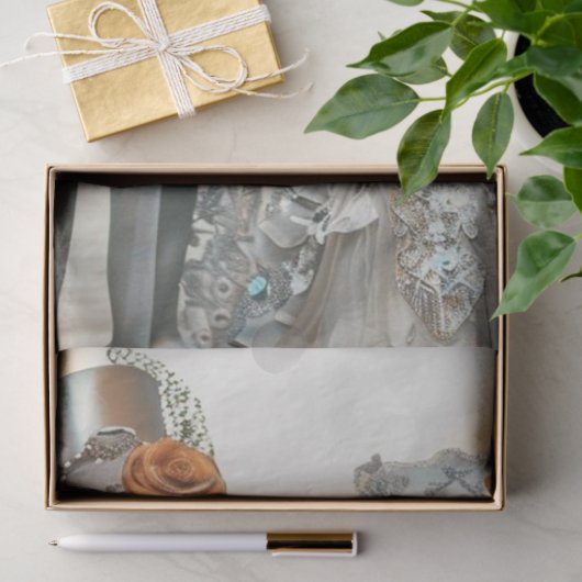 Papier Mousseline Découpage Skeleton marié Couple (Cadeau)