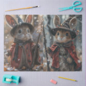 Papier Mousseline Découpage Souris de Noël Whimsical (Artisanat)