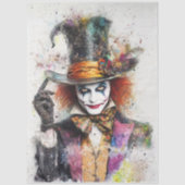 Papier Mousseline Decoupage Splutterier Chaotic Chemist (Recto)