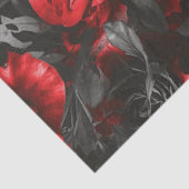 Papier Mousseline Découpage Squelette argenté gothique Skeleton (Détail)