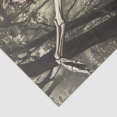 Papier Mousseline Découpage Squelette Whimsical Danser à Tutu (Détail)