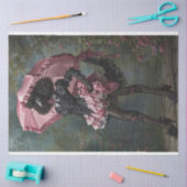 Papier Mousseline Découpage standard de caniche noir victorien Attir (Artisanat)