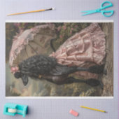 Papier Mousseline Découpage standard de l'héliportée de caniche (Artisanat)