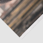 Papier Mousseline Découpage Steampunk Black Standard Poodle Max (Détail)