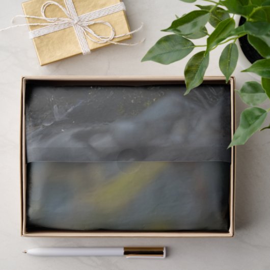 Papier Mousseline Découpage Steampunk Blue Frog (Cadeau)