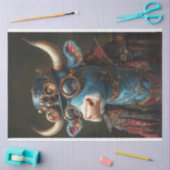 Papier Mousseline Decoupage Steampunk Bull Sir Brasshoof (Artisanat)