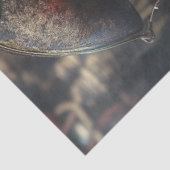 Papier Mousseline Découpage Steampunk Cyborg pirate (Détail)