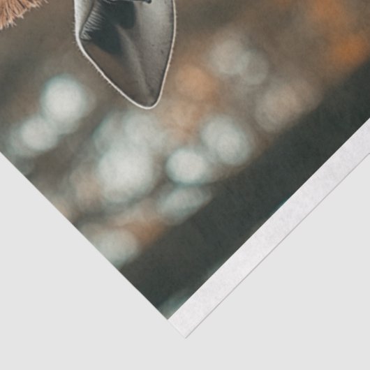 Papier Mousseline Découpage Steampunk Giraffe (Détail)