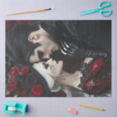 Papier Mousseline Découpage Steampunk Gothique Couple Valentines Jou (Artisanat)