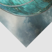 Papier Mousseline Découpage Steampunk Hot Air Balloon & Globe (Détail)