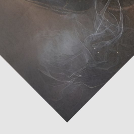 Papier Mousseline Découpage Steampunk Lion monarque mécanique (Détail)