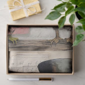 Papier Mousseline Découpage Steampunk Mr & Mrs Owl Scrapbooking (Cadeau)