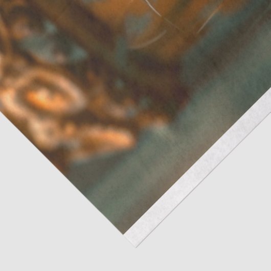 Papier Mousseline Découpage Steampunk Sheriff Alligator (Détail)