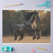 Papier Mousseline Découpage Steampunk Stallion cuivre IRONMANE (Artisanat)