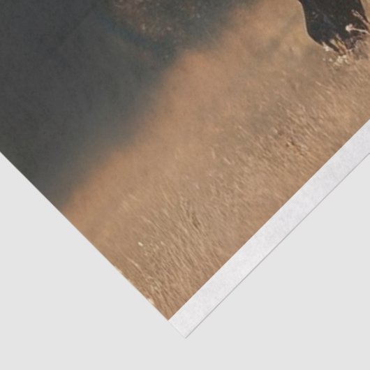 Papier Mousseline Découpage Steampunk Stallion cuivre IRONMANE (Détail)