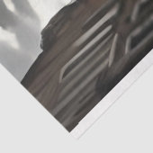 Papier Mousseline Découpage Steampunk Standard Poodle Motorcycle (Détail)