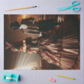 Papier Mousseline Decoupage Steampunk Victorian Fantasy Masquerade  (Artisanat)