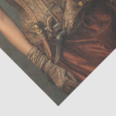 Papier Mousseline Découpage Steampunk Victorian Ladies Corset-Era (Détail)