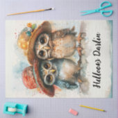 Papier Mousseline Découpage style Boho Whimsical Inséparables habill (Artisanat)