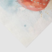 Papier Mousseline Découpage style Boho Whimsical Inséparables habill (Détail)