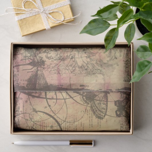 Papier Mousseline Découpage Sunset Ladies (Cadeau)