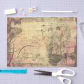 Papier Mousseline Découpage Sunset Ladies (Artisanat)