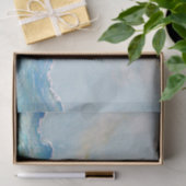 Papier Mousseline Découpage sur papier de fond océanique (Cadeau)