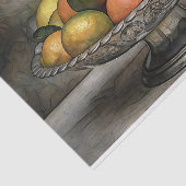 Papier Mousseline Découpage Symphonie Citrus (Détail)