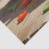 Papier Mousseline Découpage Taco Still Life (Détail)