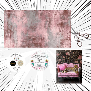Papier Mousseline Découpage Texture Fausse Rose en Relief Art