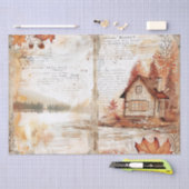 Papier Mousseline Découpage Thanksgiving (Artisanat)