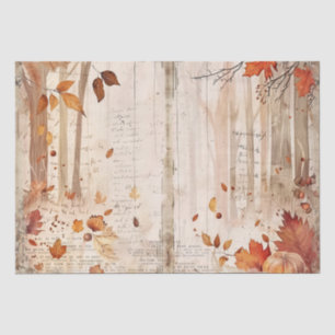 Papier Mousseline Découpage Thanksgiving
