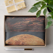 Papier Mousseline Découpage Thème Occidental Cowboy Riding Vers La L (Cadeau)