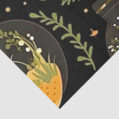 Papier Mousseline Découpage Tissu de papier verre Terrarium jarres B (Détail)