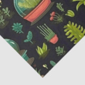 Papier Mousseline Découpage Tissu Tissu Vols Terrarium en verre (Détail)